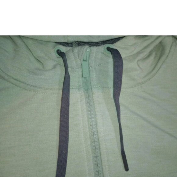 NWT All in Motion Full Zip Hoodie – Sage Green Heather, Men’s 2XL Fleece Jacket - Picture 4 of 9